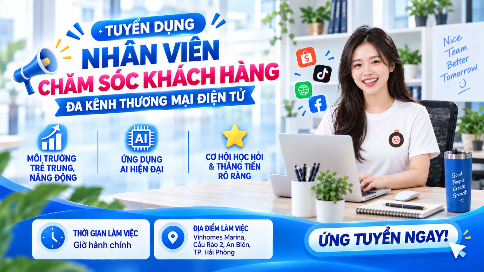 Tuyển nhân viên CSKH