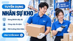 Tuyển dụng nhân viên kho đóng hàng COD