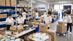 Một ngày ở kho vận Bé Bụ Bẫm mùa cao điểm